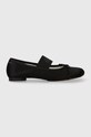 Μπαλαρίνες MM6 Maison Margiela Anatomic Ballerinas S59WZ0093 μαύρο AA00