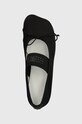 Μπαλαρίνες MM6 Maison Margiela Anatomic Ballerinas μαύρο S59WZ0093