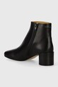 Shoes MM6 Maison Margiela leather ankle boots Ankle Boots S59WU0234 black