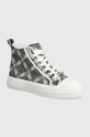 MICHAEL Michael Kors trampki Evy High Top platforma szary 43F3EYFE1Y.012