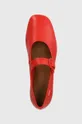 piros Camper bőr balerina cipő Casi Myra