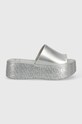 Шлепанцы Melissa BECKY + MARC JACOBS AD M.33968.AQ980 серебрянный SS24