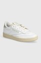 Kožené tenisky Reebok Classic Club C 85 Vintage textilní bílá 100074232