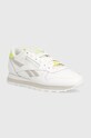 Reebok Classic sneakers din piele Classic Leather plată alb 100074619