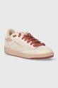 Reebok Classic sneakersy zamszowe Club C Bulc płaska beżowy 100074473