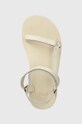 Teva sandały skórzane Original Universal Slim Lea beżowy 1151031