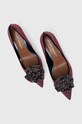 Kurt Geiger London szpilki zamszowe różowy 9990757209.PINK