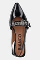 Bianco baleriny skórzane BIAVICTORIA czarny 11251703.Black.N