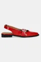 Bianco balerini de piele BIAVICTORIA 11251703.Red rosu SS24