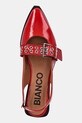 Bianco baleriny skórzane BIAVICTORIA czerwony 11251703.Red