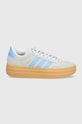 adidas sneakersy zamszowe VL COURT BOLD IH2310 niebieski AW24