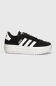 Замшевые кроссовки adidas Vl Court IH9995 чёрный AW24