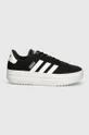 adidas sneakers din piele intoarsă Vl Court IH9995 negru AW24