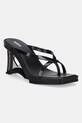 Melissa papuci GLASS HEEL AD coturn negru M.35801.AW696