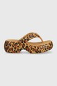 Pantofle Melissa FREE FUZZY PRINTED PLATFORM M.35995.BB907 béžová SS24