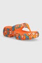 Melissa japonki FREE FUZZY PRINTED PLATFORM słupek pomarańczowy M.35995.BB909
