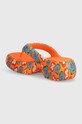Obuwie Melissa japonki FREE FUZZY PRINTED PLATFORM M.35995.BB909 pomarańczowy