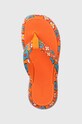 Melissa japonki FREE FUZZY PRINTED PLATFORM pomarańczowy M.35995.BB909