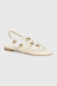AGL sandale de piele SUMMER piele bej D656081PHSOFTY0119