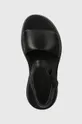 чёрный Кожаные сандалии Camper Tasha