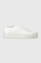 Common Projects leather sneakers Tournament Low Super in Leather 4017.0506 white AW24