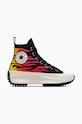 Πάνινα παπούτσια Converse Run Star Hike πλατφόρμα μαύρο A08766C