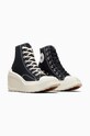Converse trampki Chuck 70 De Luxe Wedge A06478C czarny SS24
