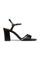 Geox sandale de piele D NEW ERAKLIA 80 F gros negru D45RPF.000TU.C9999
