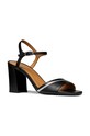 Geox sandale de piele D NEW ERAKLIA 80 F D45RPF.000TU.C9999 negru SS24
