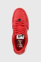 Кожаные кроссовки A Bathing Ape Bape Sta #3 L красный 1J80291052
