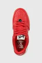 red A Bathing Ape leather sneakers Bape Sta #3 L