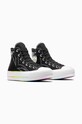 Converse tenisi Chuck Taylor All Star Lift Hi Pride A10218C negru SS24
