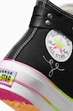 Αθλητικά παπούτσια Converse Chuck Taylor All Star Lift Hi Pride A10218C μαύρο