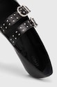 Alohas baleriny skórzane Thekla S100507.01 czarny