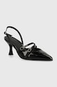 Alohas stilettos de piele Joelle calcai expus negru S100441.02