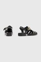 Boty Kožené sandály AllSaints Nelly Stud W028FA.BLK černá