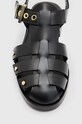 Kožené sandály AllSaints Nelly Stud W028FA.BLK černá