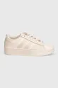 adidas Originals leather sneakers Superstar XLG pink