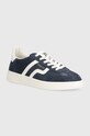Gant sneakers din piele intoarsă Cuzima plată albastru 29534814.G910
