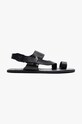 Кожаные сандалии Vivobarefoot OPANKA SANDAL венский чёрный 203225