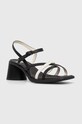Camper sandale de piele TWS K201504.003 negru SS24