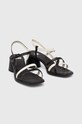 Camper sandale de piele TWS gros negru K201504.003