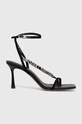 Miss Sixty sandały 6L2QJ8540000 QJ8540 SHOES pozostałe czarny 6L2QJ8540000