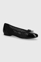 Billi Bi balerini piele patentata negru A46030