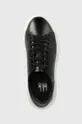 fekete Billi Bi bőr sportcipő