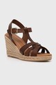 Kožené sandály Billi Bi přírodní kůže hnědá A6710