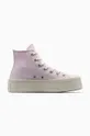 ροζ Πάνινα παπούτσια Converse Chuck Taylor All Star Modern Lift Γυναικεία