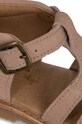 Fete Konges Sløjd sandale din piele intoarsa pentru copii KS100251 roz