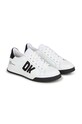 Dkny teniși din piele copii mic de statură alb D60124.36.39