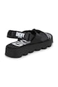 Dievča Detské kožené sandále Dkny D60126.27.35 čierna